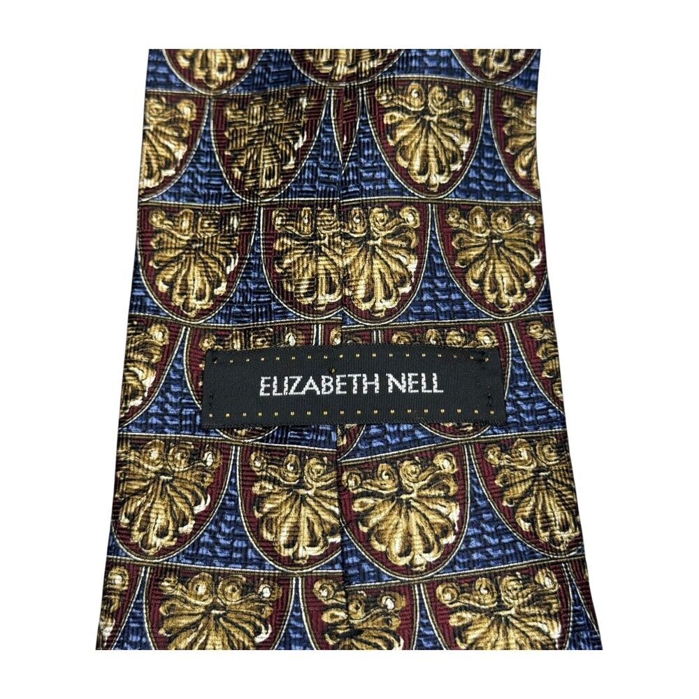 Zylos George Machado & Elizabeth Nell Mens Necktie Silk Multi Patterned Lot of 3 - Picture 6 of 9